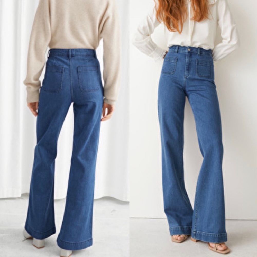 & Other Stories Flared High Waist Jeans